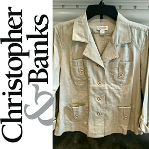 Christopher & Banks Light Jacket (NWOT!)